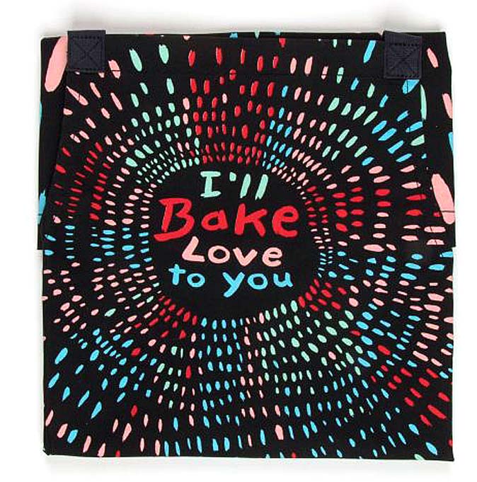 Blue Q - I'll Bake Love to You  -Full Adjustable Apron With Pockets