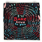 Blue Q - I'll Bake Love to You  -Full Adjustable Apron With Pockets
