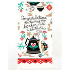 You Turned My Kitchen Into a Shithole.   Blue Q Kitchen Towel - Printed Cotton Kitchen Towel