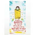 Burrito  Blue Q Kitchen Towel - Printed Cotton Kitchen Towel