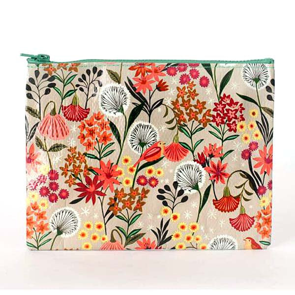 Dandelion - Blue Q Eco, Recycled Zipper Pouch