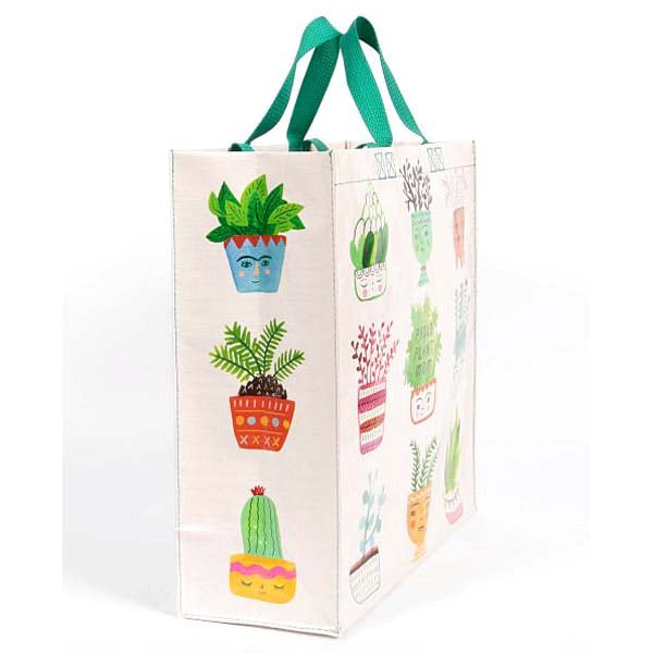 Proud Plant Mom Blue Q Shopper Bag - Reusable Shopping Bags