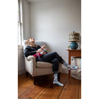 In Loving Memory of Sleep - Combed Cotton Women's Crew Socks by Blue Q