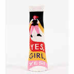 Yes, Girl, Yes Combed Cotton Women's Ankle Sock by Blue Q