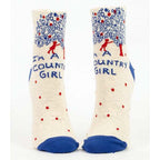 I'm a Country Girl.  Combed Cotton Women's Ankle Sock by Blue Q