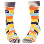 Stubborn Combed Cotton MEN's Crew Socks by Blue Q