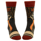 Whiskey Combed Cotton MEN's Crew Socks by Blue Q