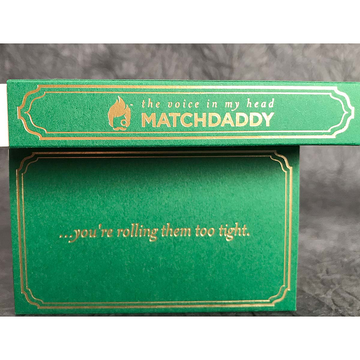 If Your Joints Are Stiff ... You're Rolling Them Too Tight - 4" matches by MatchDaddy