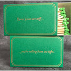 If Your Joints Are Stiff ... You're Rolling Them Too Tight - 4" matches by MatchDaddy