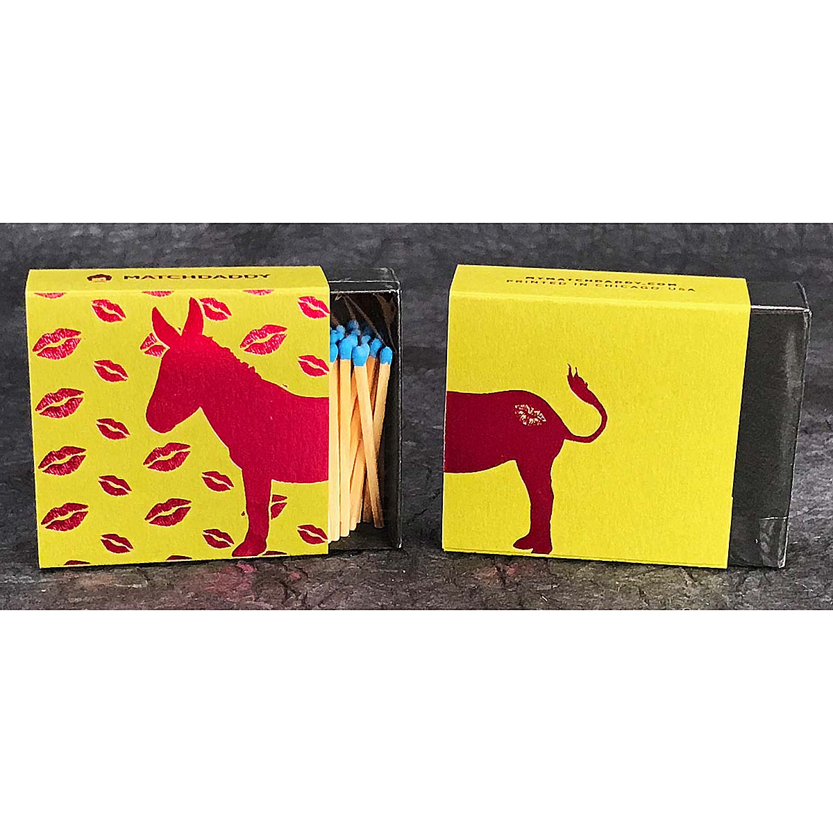 Kiss My Ass - 2" matches - sign language line by MatchDaddy