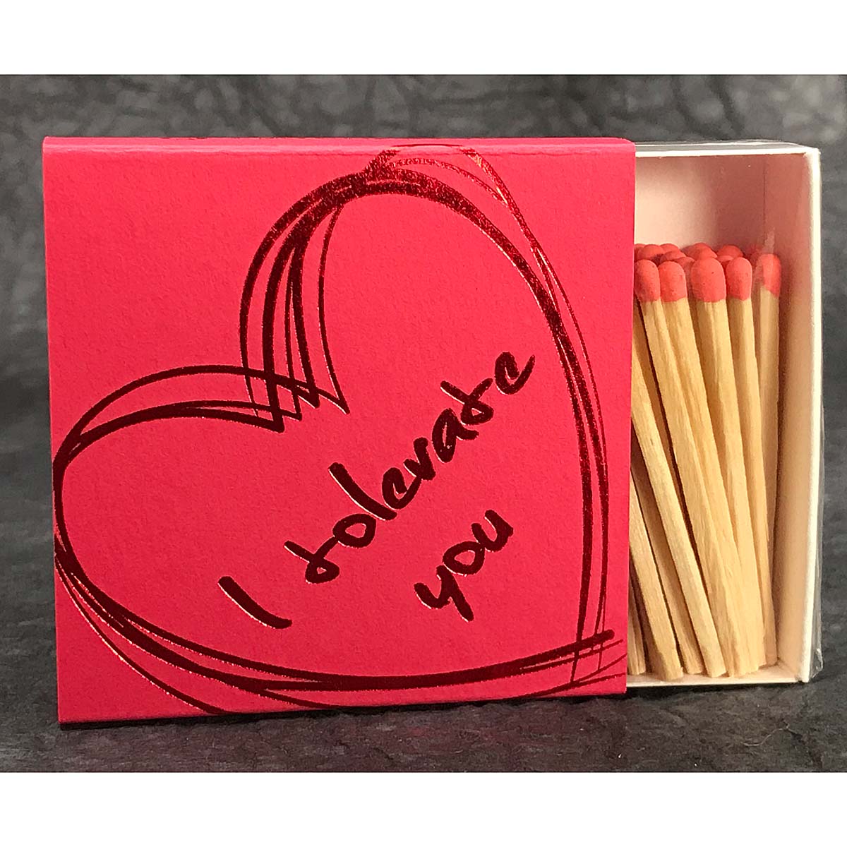 I Tolerate You - 2" matches by MatchDaddy