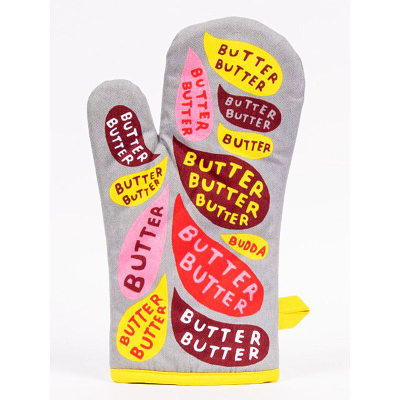 Butter, Butter, Budda - Blue Q Cotton Oven Mitts
