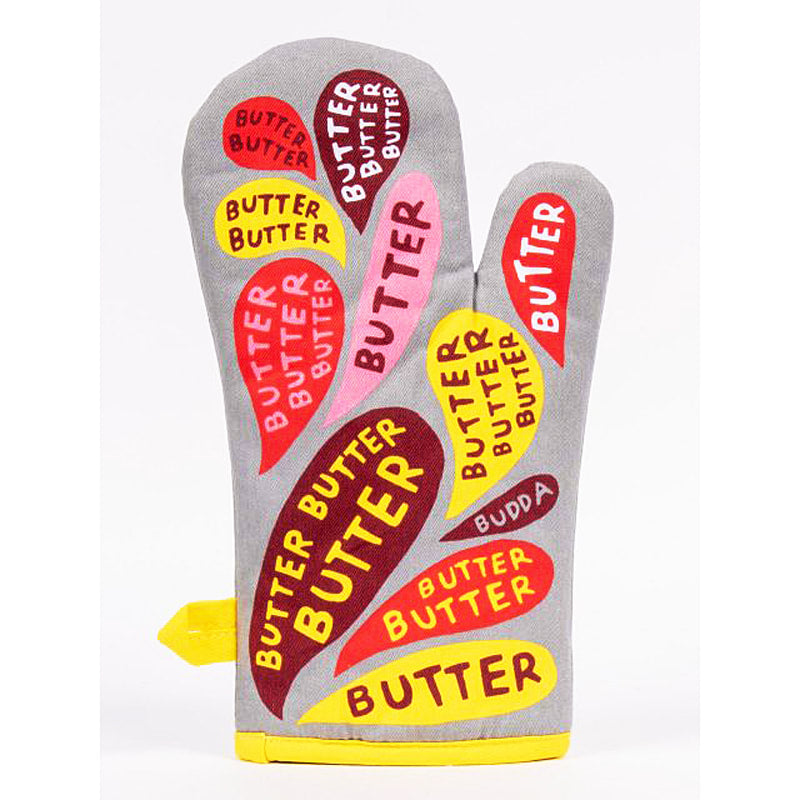 Butter, Butter, Budda - Blue Q Cotton Oven Mitts