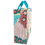 Trees and Bees Shopper Bag - Blue Q recycled shopping bag