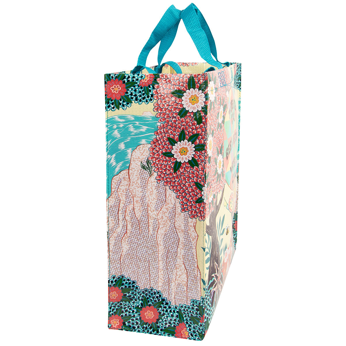 Trees and Bees Shopper Bag - Blue Q recycled shopping bag