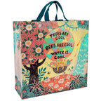 Trees and Bees Shopper Bag - Blue Q recycled shopping bag