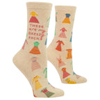 These are My Dressy Socks.  Women's Crew Socks - Blue Q