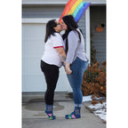 Love Who You Love - Women's Crew Socks - Blue Q