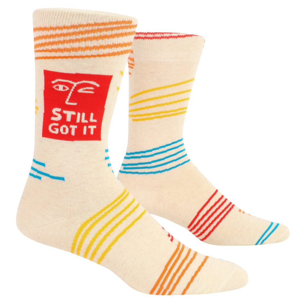 Still Got it Combed Cotton MEN's Crew Socks by Blue Q