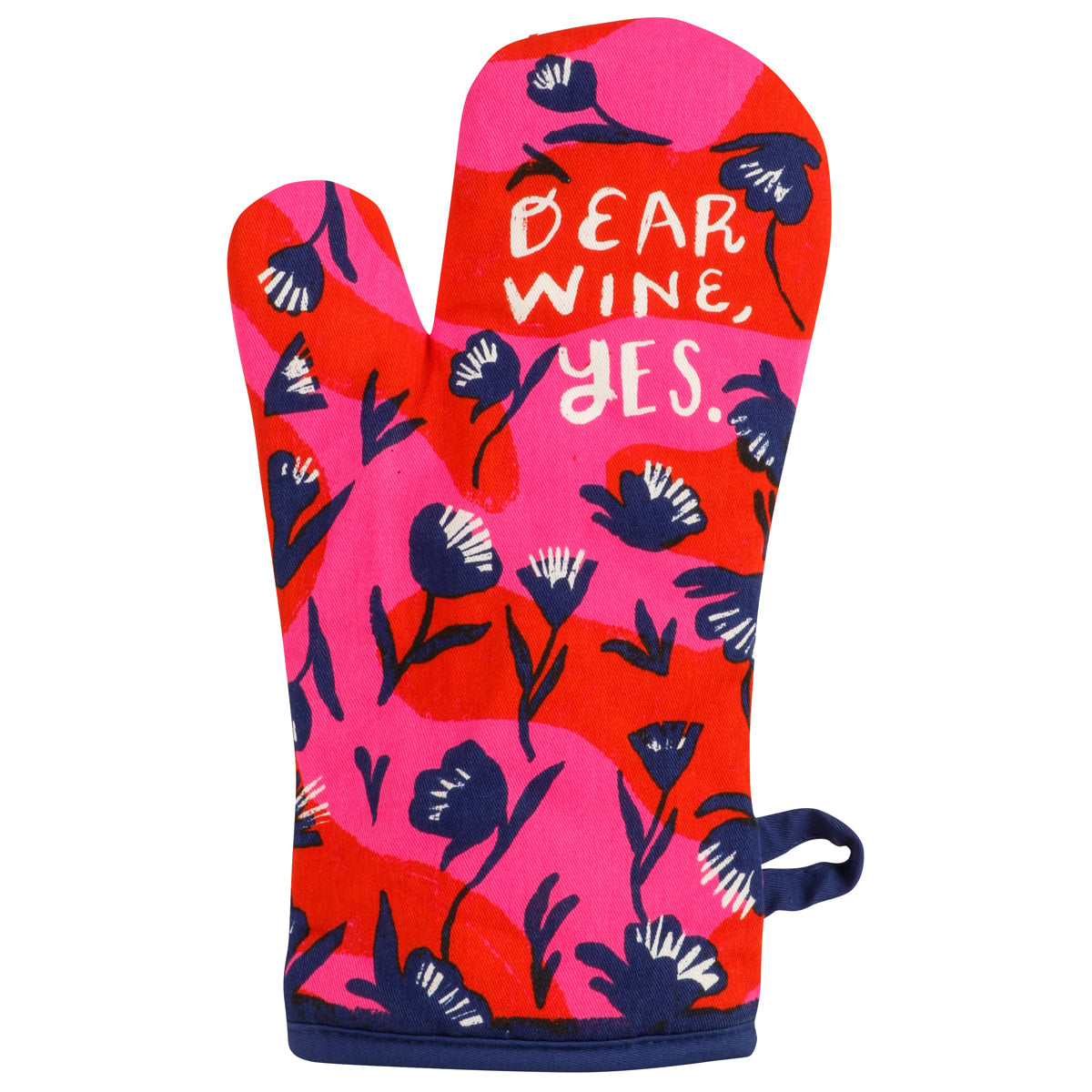 Dear Wine, Yes -  Insulated Cotton Oven Mitts by Blue Q