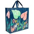 Love Who You Love Blue Q Shopper Bag - Reusable Shopping Bags