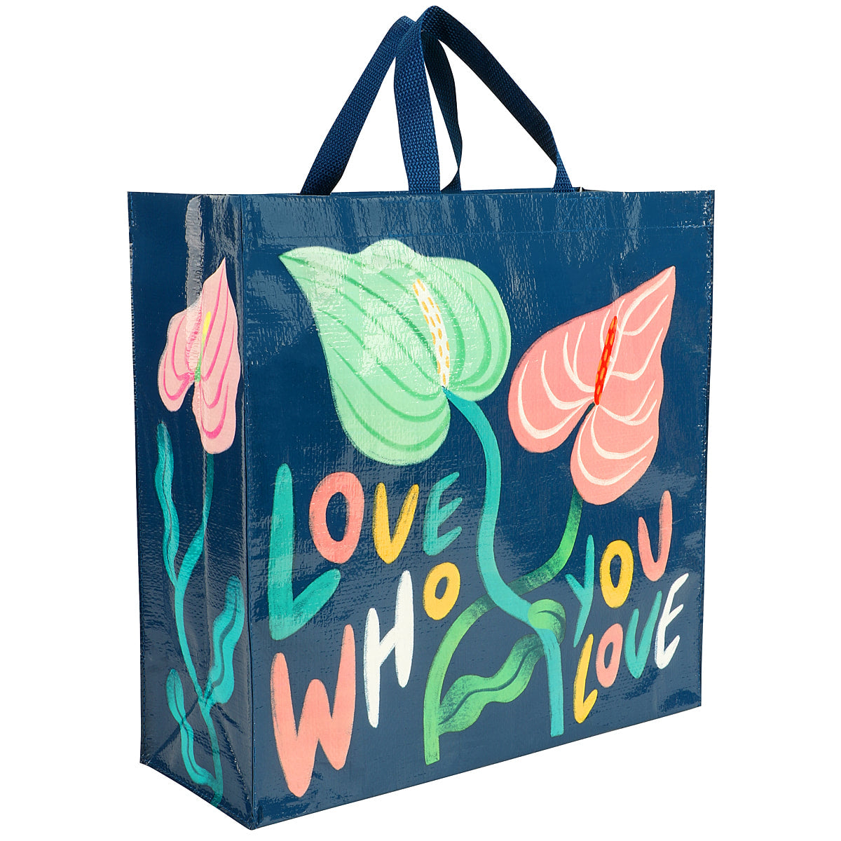 Love Who You Love Blue Q Shopper Bag - Reusable Shopping Bags