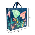 Love Who You Love Blue Q Shopper Bag - Reusable Shopping Bags