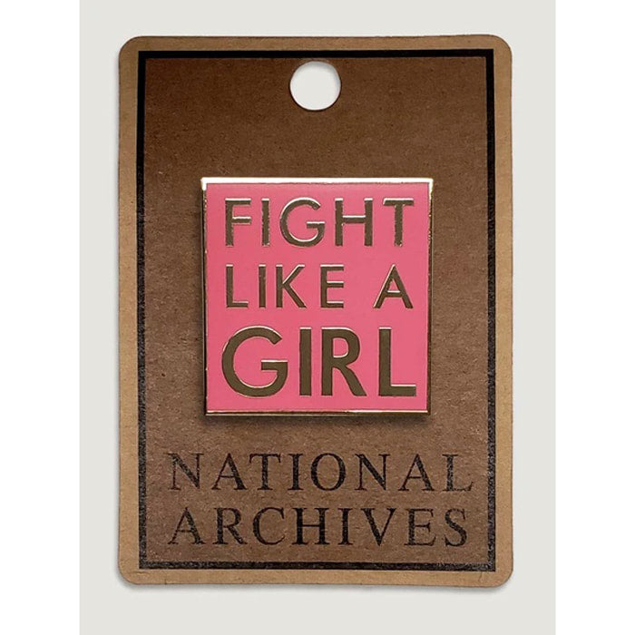 Fight Like a Girl Enamel Pin by Lucky Jack fka Trixie and Milo