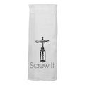 Screw It.  Hang Tight Cotton Towel with pull through loop - by Twisted Wares