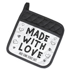 Made With Love insulated with pocket - Twisted Wares Potholder