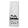 Fuckity Fuck Fuck - Hang Tight Cotton Towel with pull through loop - by Twisted Wares