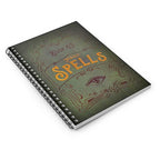 The Book of Spells lined spiral notebook.