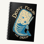 Don't Fear the Deep - lined spiral notebook.