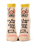 Women's Ankle Socks - You Are:  A hand-ful, kind of a mess, my favorite  - Blue Q