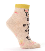 Women's Ankle Socks - You Are:  A hand-ful, kind of a mess, my favorite  - Blue Q