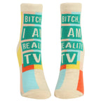 Bitch I AM REALITY TV Women's Ankle Sock
