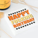 Happy Fucking Birthday Cocktail Napkin by Twisted Wares