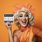 Group Therapy Cocktail Napkin by Twisted Wares