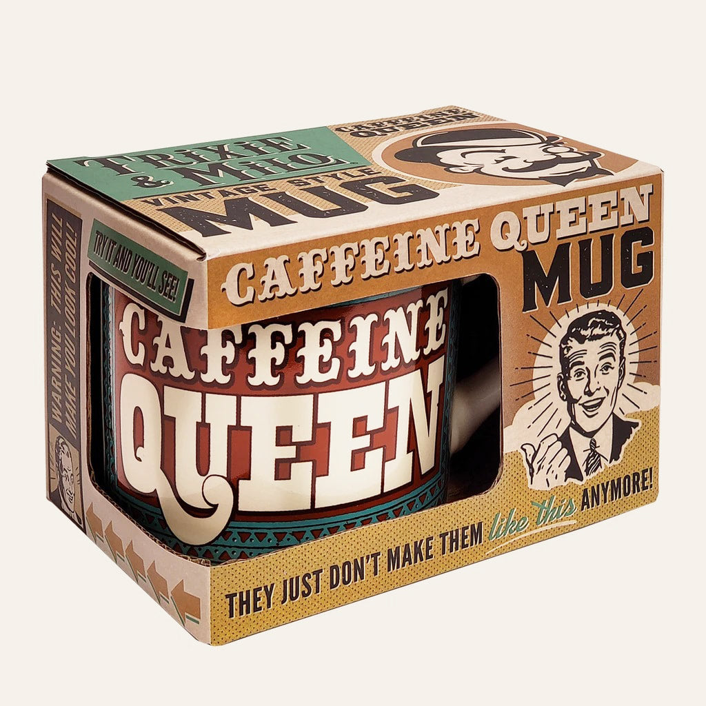Caffeine Queen Coffee Mug by Lucky Jack fka Trixie and Milo
