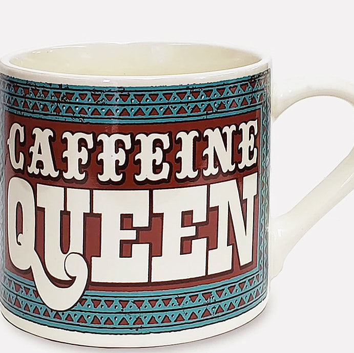 Caffeine Queen Coffee Mug by Lucky Jack fka Trixie and Milo