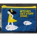 Bitches Get Stuff Done  - Blue Q Eco, Recycled Coin Purse