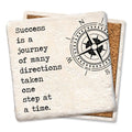 Success is a Journey - Limestone Coaster by Tipsy