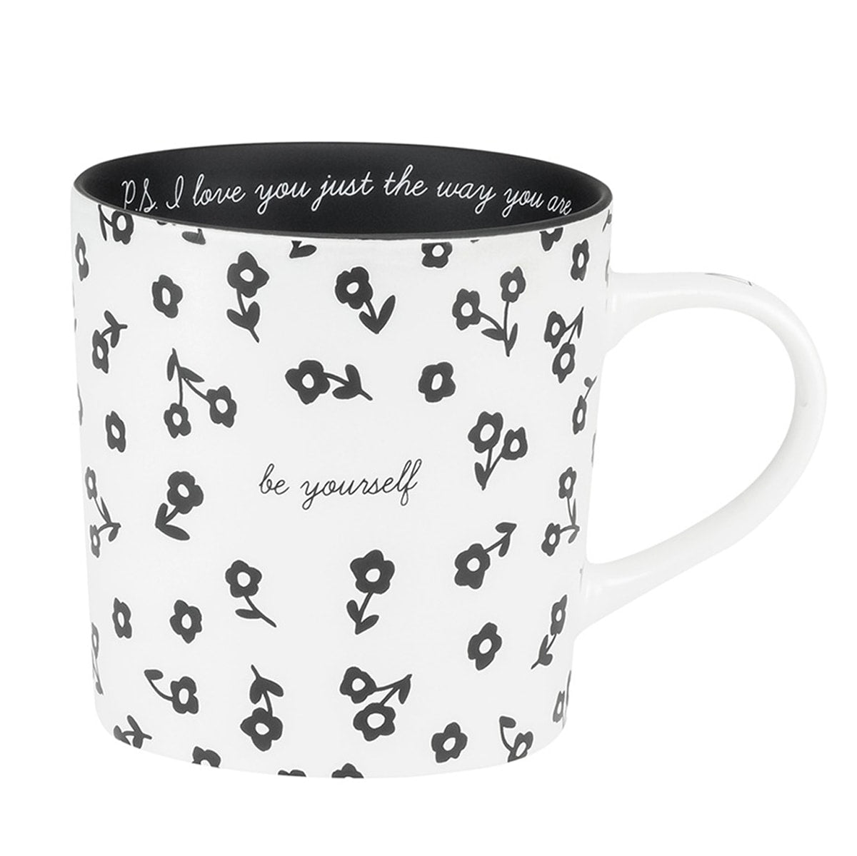 Be Yourself I Love You Just the Way You Are - New Bone China Coffee Mug