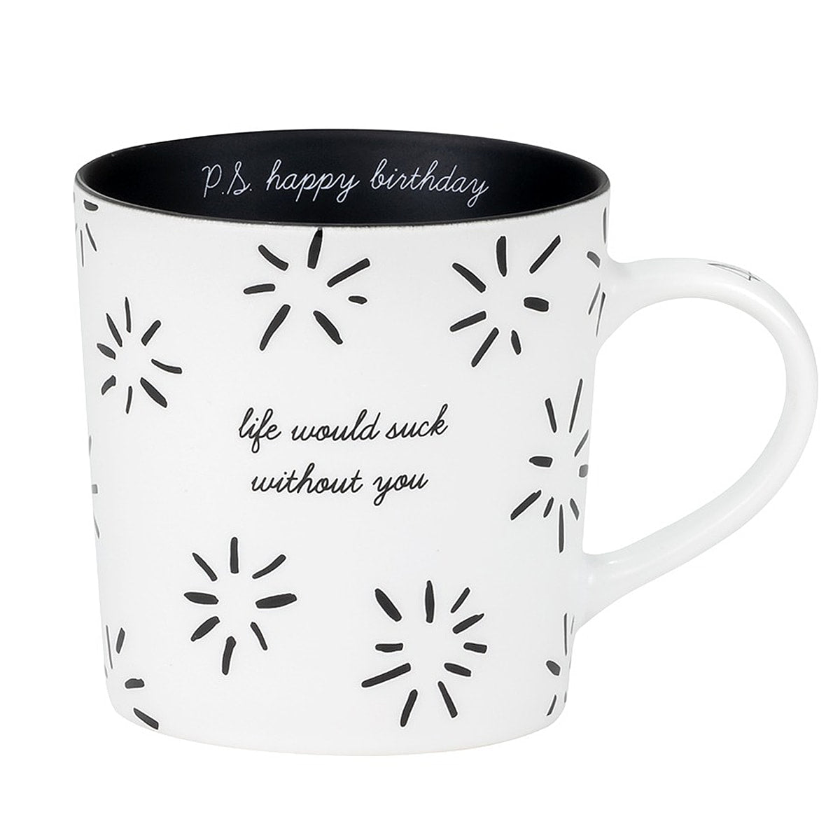 Happy Birthday - Life would suck without you - New Bone China Coffee Mug