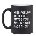 Rolling Your Eyes Stoneware Coffee Mug