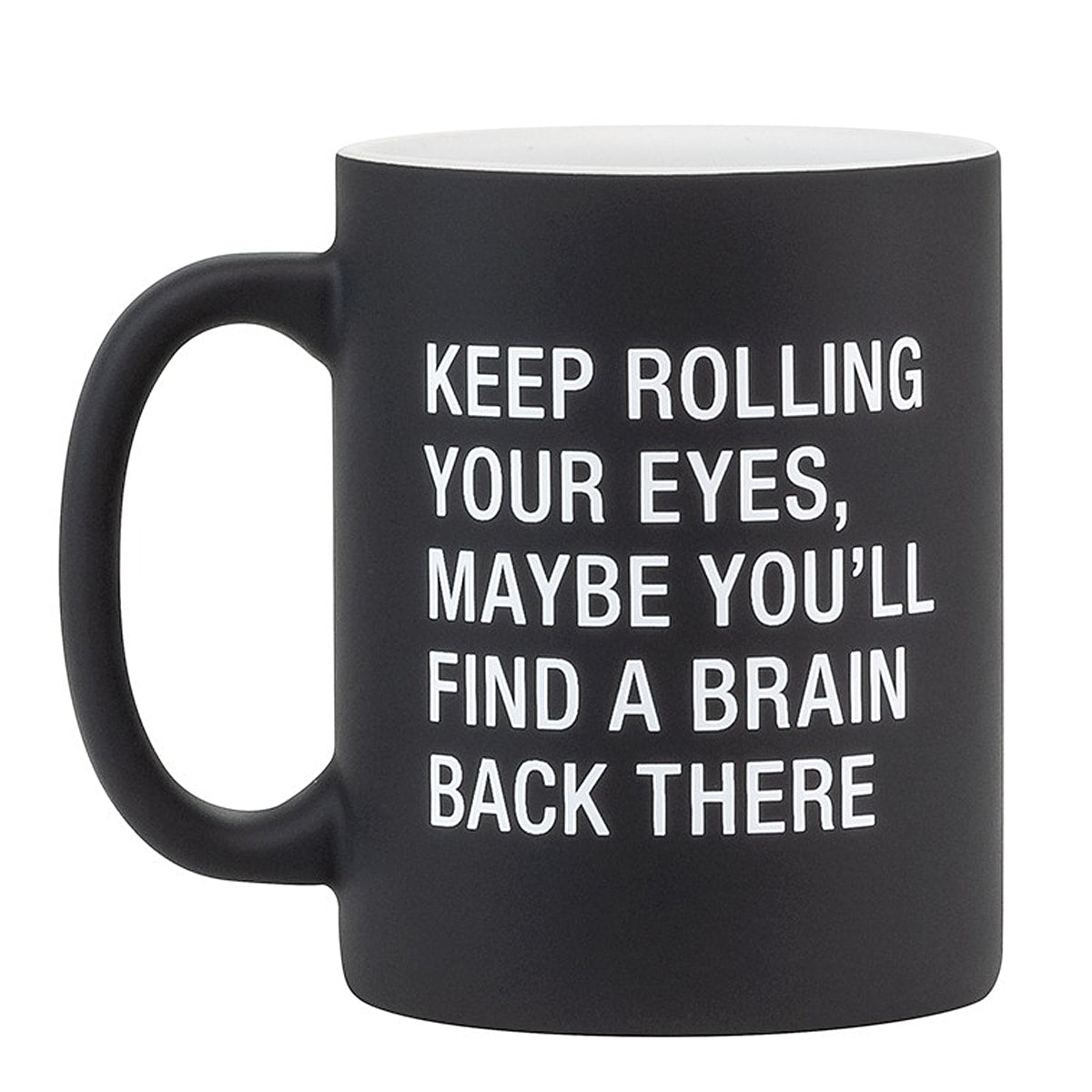 Rolling Your Eyes Stoneware Coffee Mug