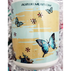 Throw on your Crown - feminist artist design ceramic 15 ounce mug