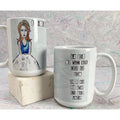 He said a woman could never do that - feminist artist design ceramic 15 ounce mug