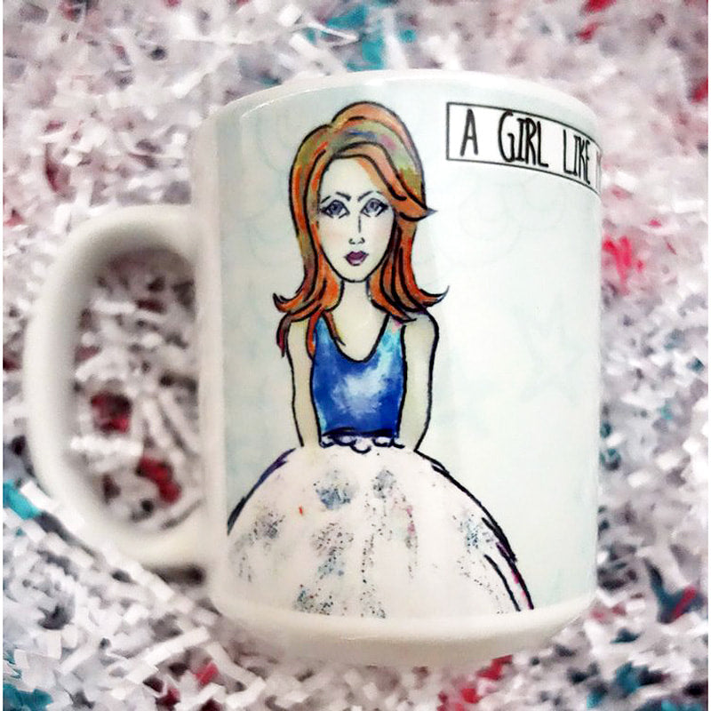 He said a woman could never do that - feminist artist design ceramic 15 ounce mug