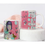 Underestimate Me - That will Be Fun - feminist artist design ceramic 15 ounce mug